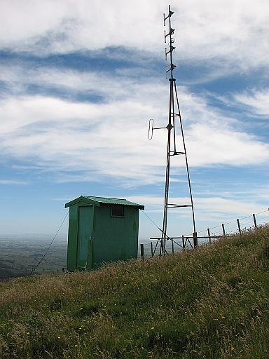 Hut and tower prerestoration Feb 2009